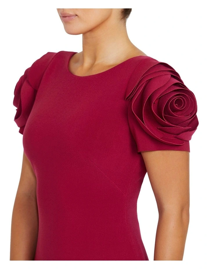 Thea Gown in Ruby image 3