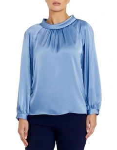 Evelyn Top in Light Blue