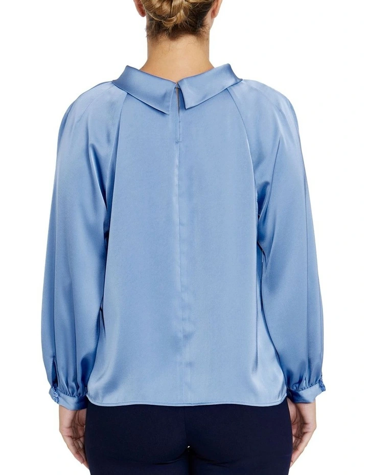 Evelyn Top in Light Blue image 2