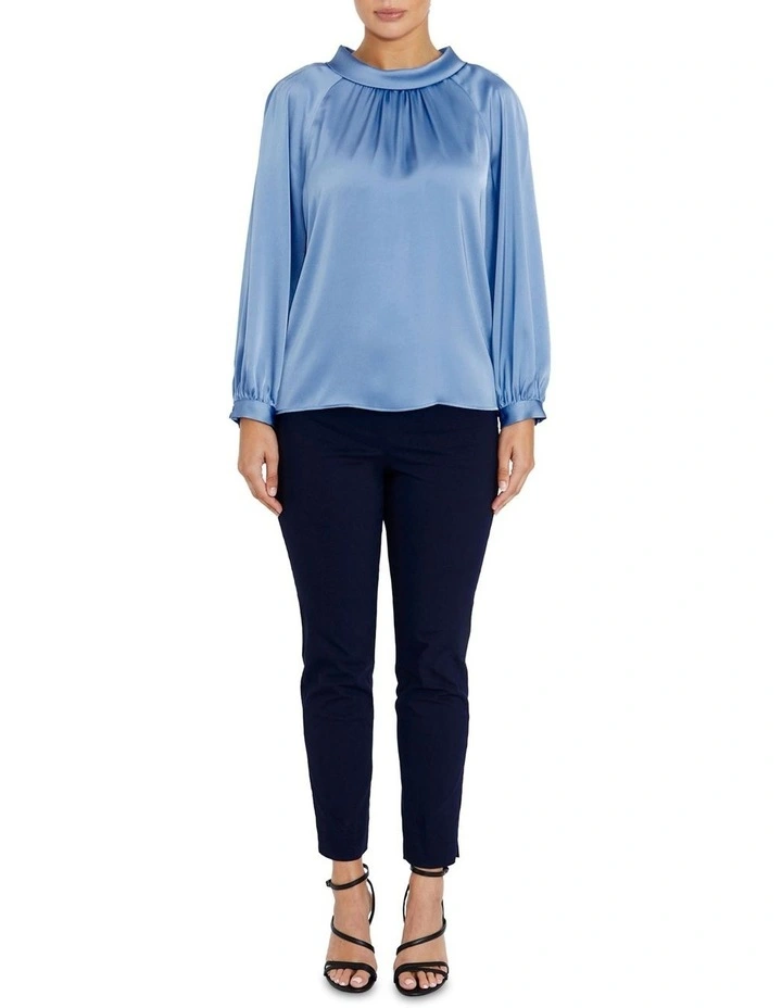 Evelyn Top in Light Blue image 4