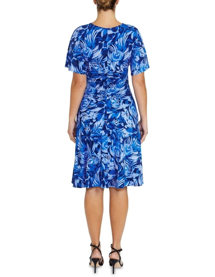 Shelly Blue Jersey Dress image 2