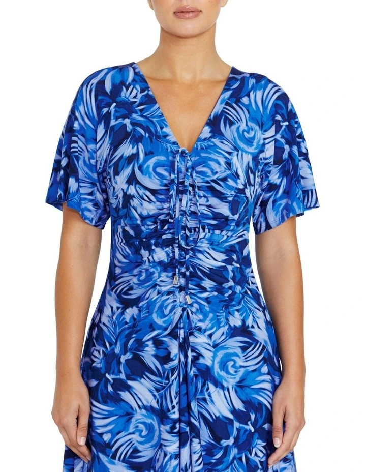 Shelly Blue Jersey Dress image 3