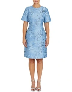 Florita Blue Floral Dress