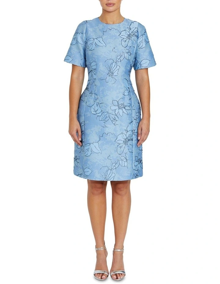 Florita Blue Floral Dress image 1
