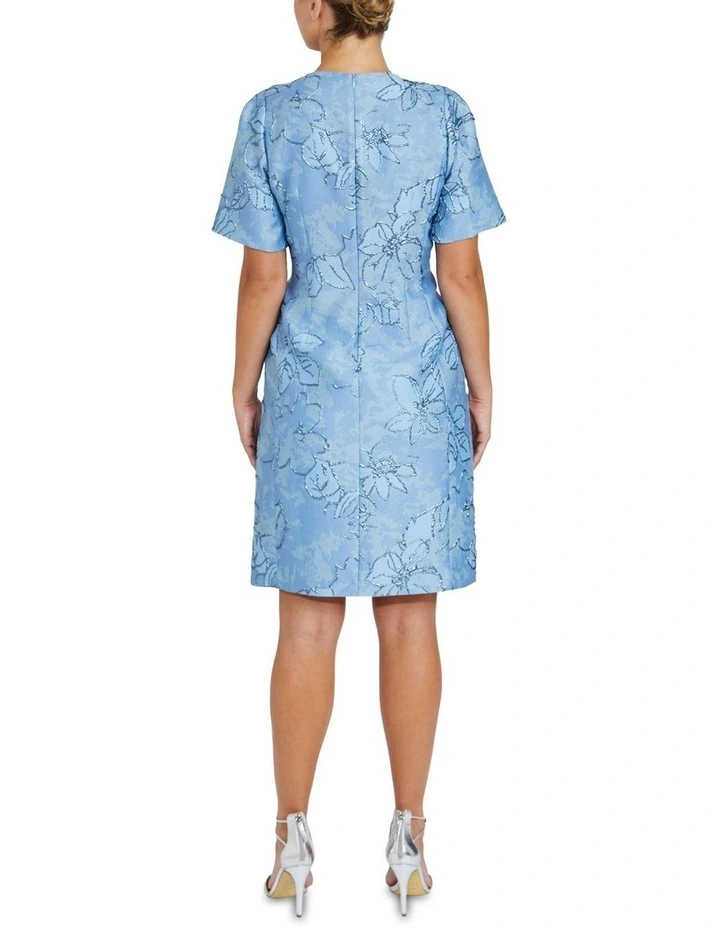 Florita Blue Floral Dress image 2