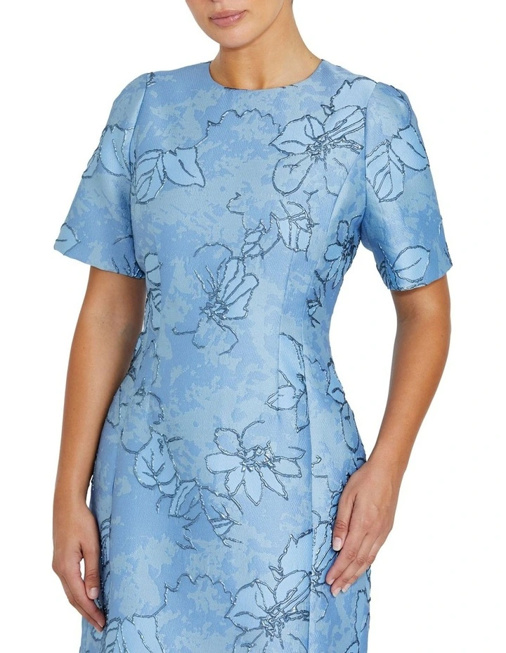 Florita Blue Floral Dress image 3
