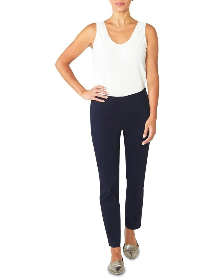 Zenya Capri Pant in Navy image 3