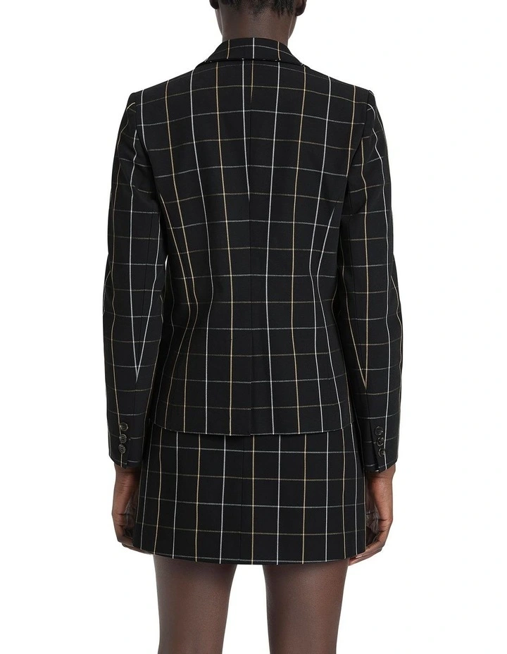 Night Life Blazer in Black Multi image 4