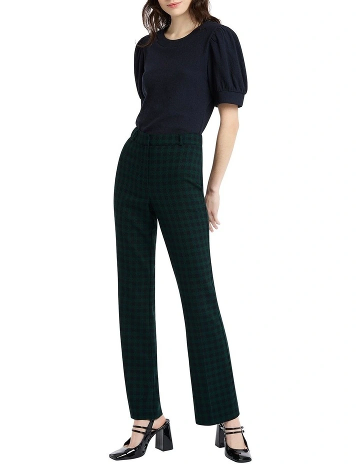 Checkmate Pant in Green/Navy image 2