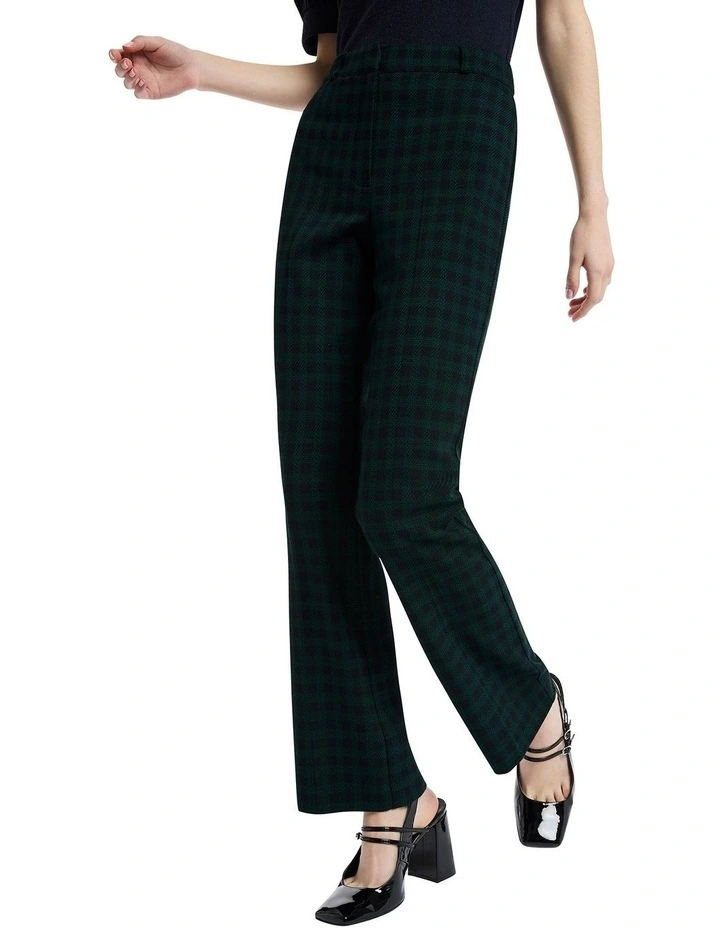 Checkmate Pant in Green/Navy image 3
