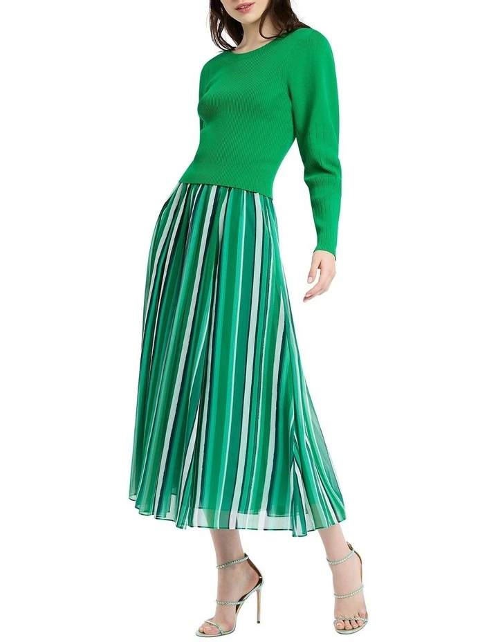 Dolores Crop Knit in Sassafras Green image 2
