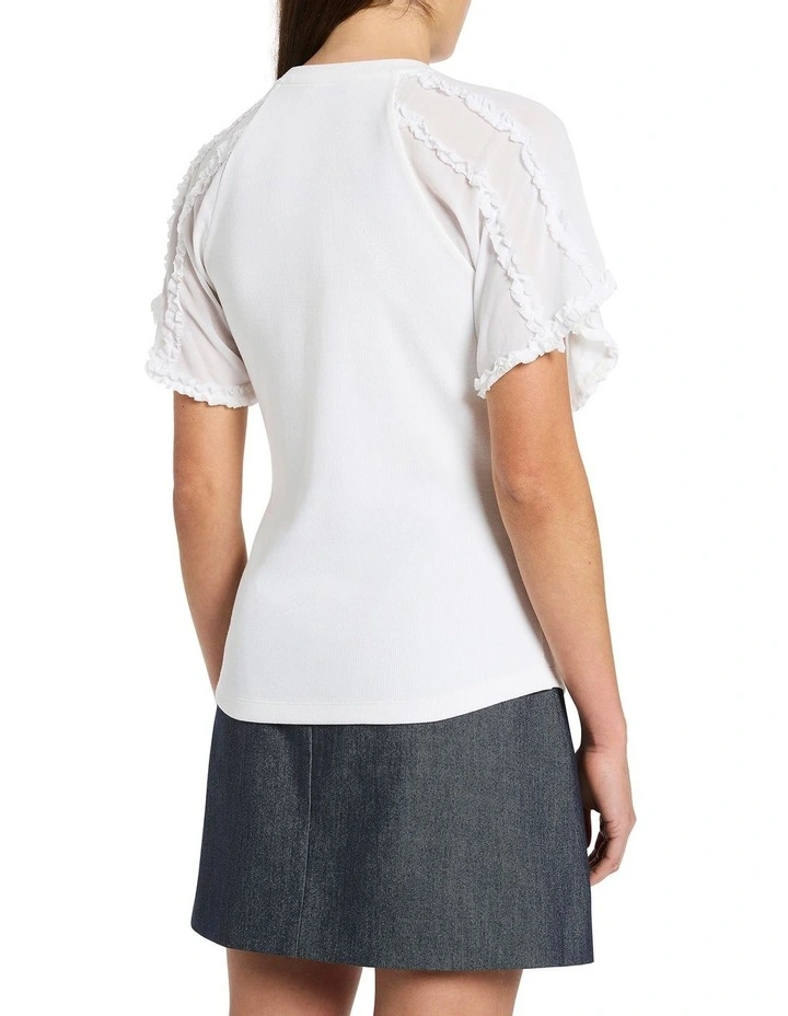 Better Days Top in White image 4
