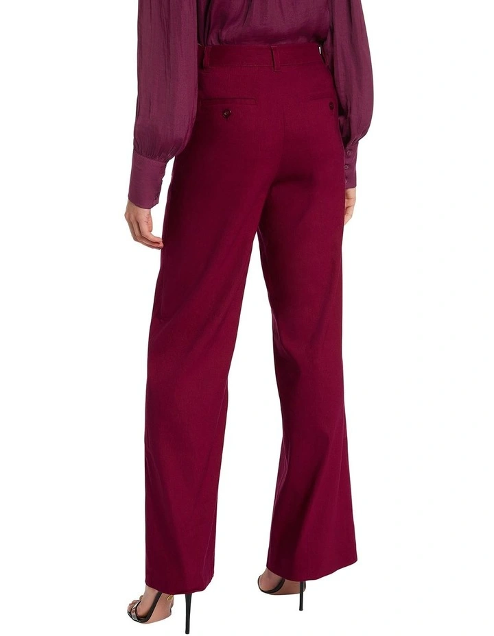 Eva Wide Leg Linen Pant in Miami image 4
