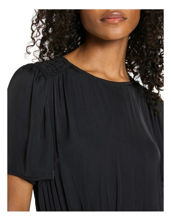 Kalena Dress in Black image 3