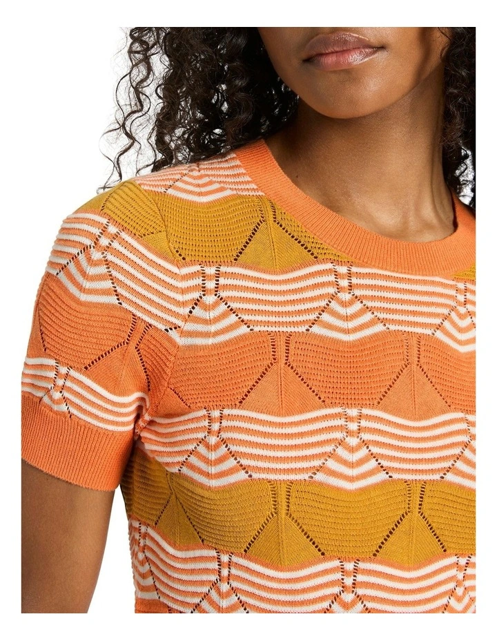 Jordi Knit Top in Sahara Multi image 3