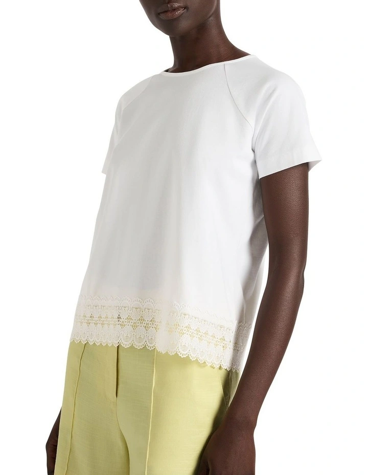 Pippa Boxy Top in White image 2