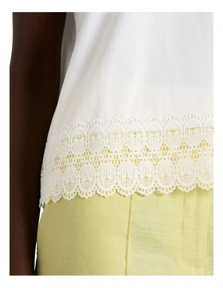 Pippa Boxy Top in White image 3