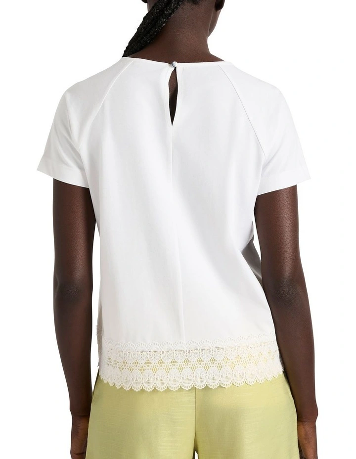 Pippa Boxy Top in White image 4