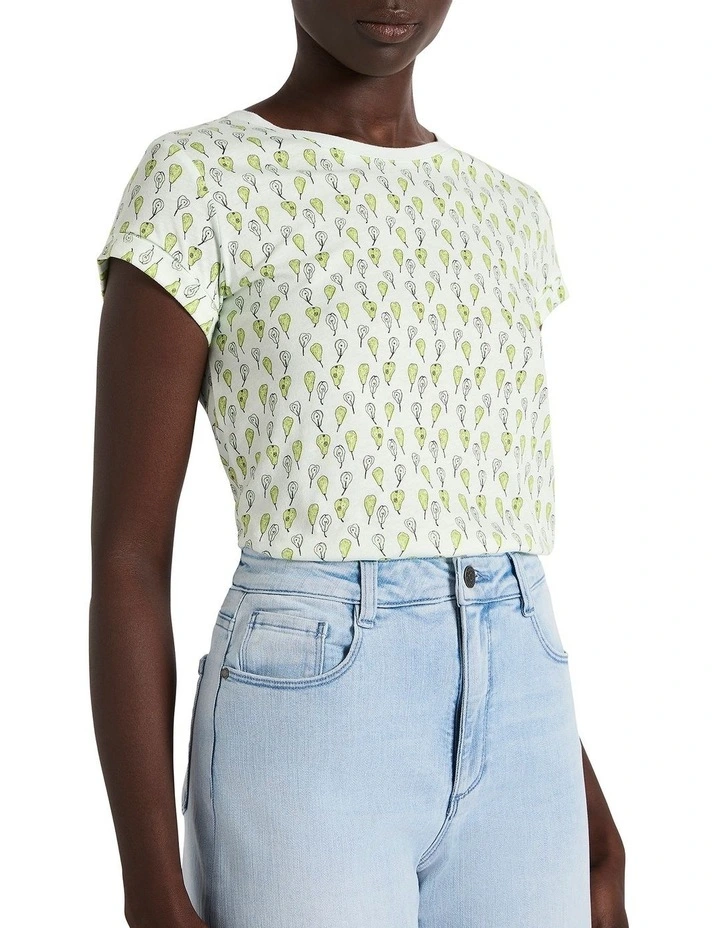Have A Pear-Fect Day Tee in Pear Multi image 1