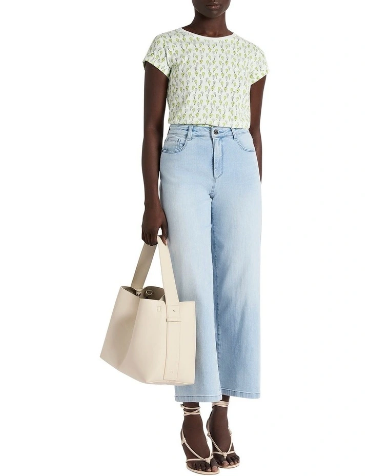 Have A Pear-Fect Day Tee in Pear Multi image 2