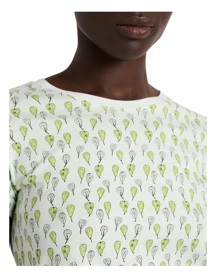 Have A Pear-Fect Day Tee in Pear Multi image 3
