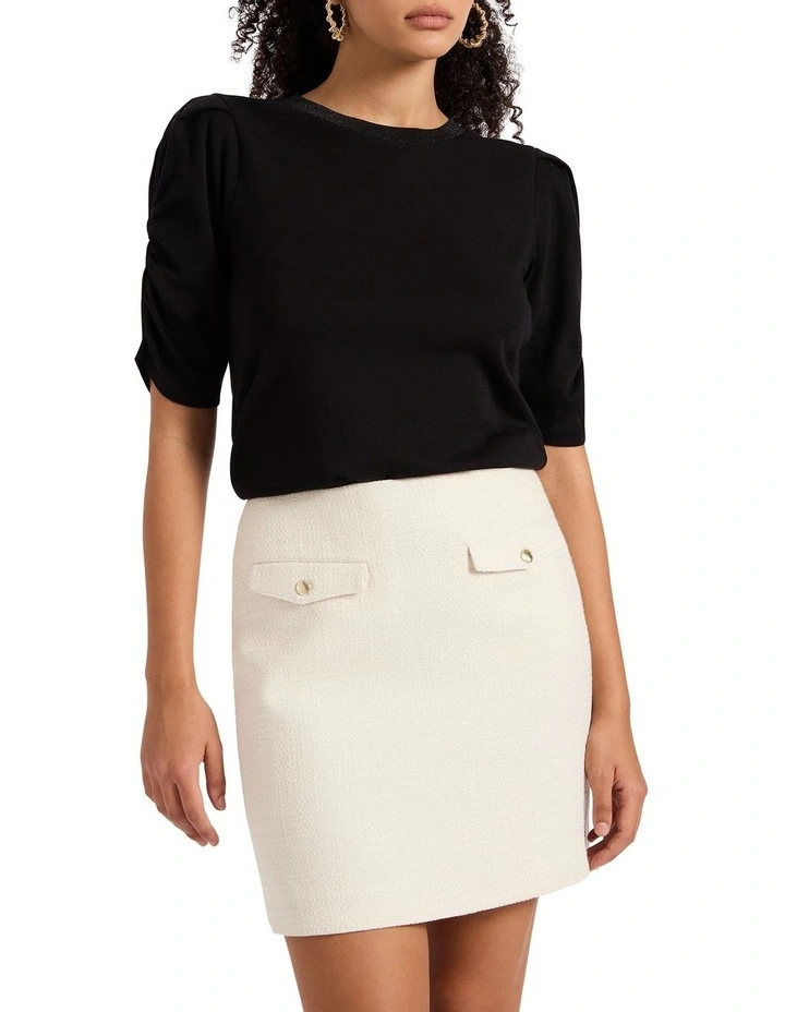 Ella Babywool Top in Black image 1