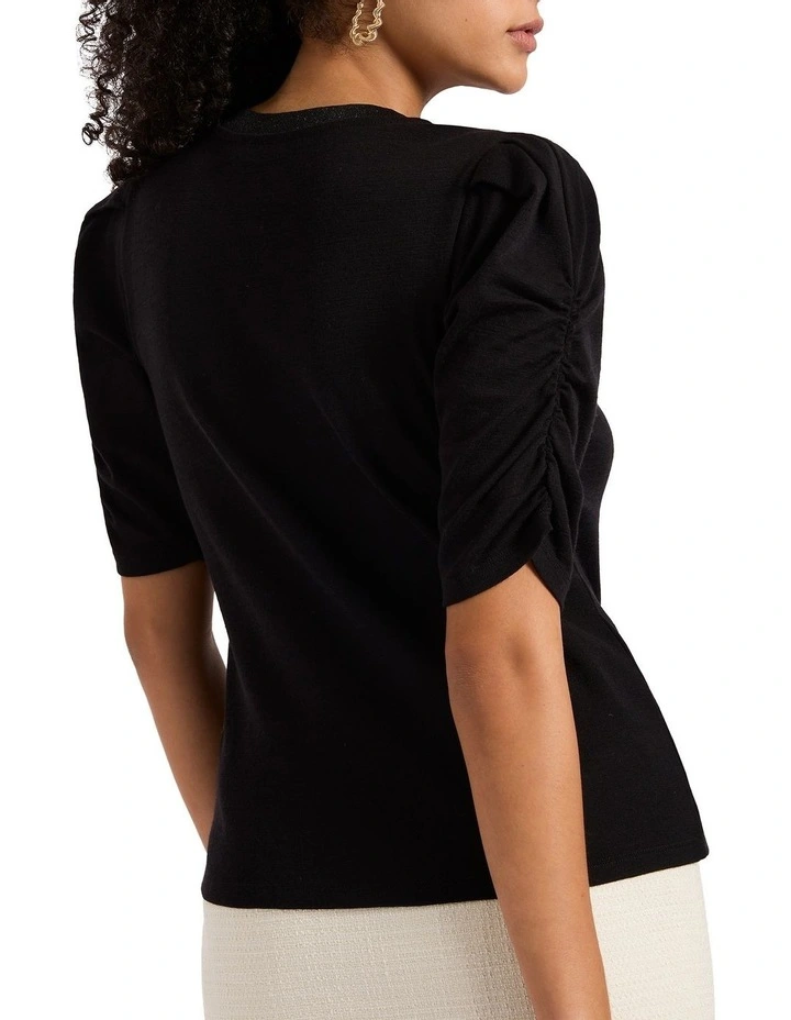 Ella Babywool Top in Black image 3