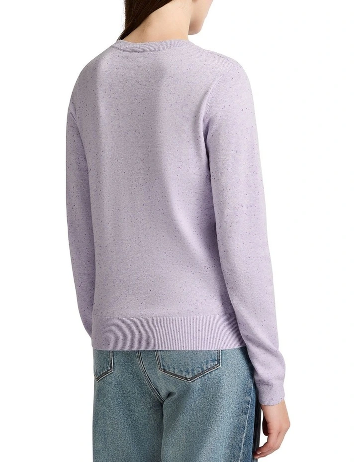 Willow Cotton Speckle Knit Top in Esme image 4