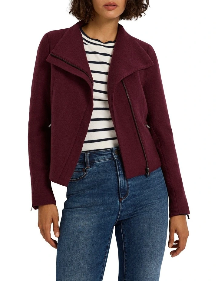 Lani Felted Wool Jacket in Karma image 1