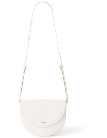 Birdie Leather Bag in White