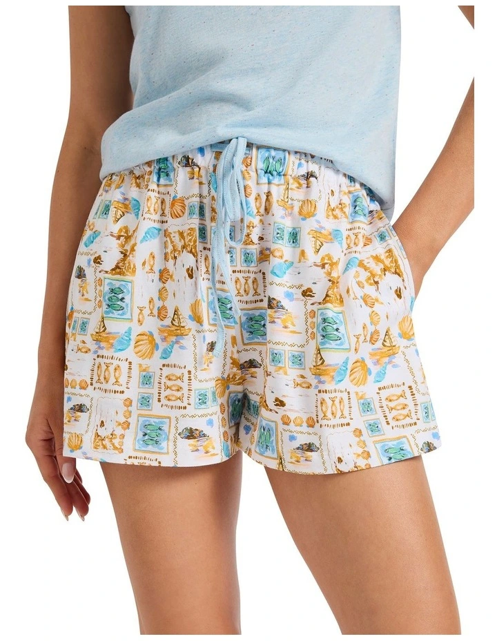 Hopelessly Devoted Pj Tee Set in Multi image 3