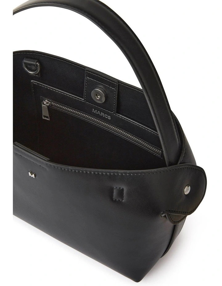 Beatrice Mini Tote Bag in Black image 3