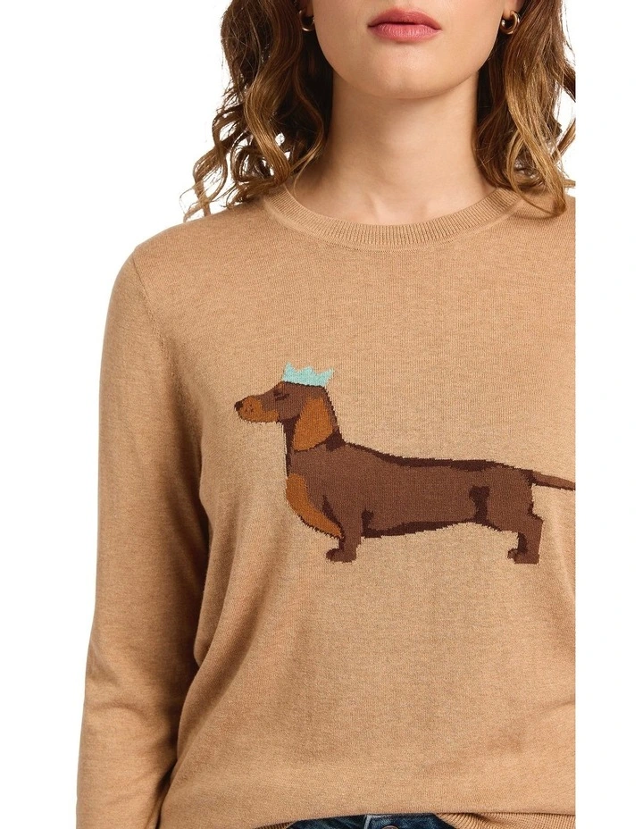 Woof Of Wall Street Csc Knit in Biscuit image 4