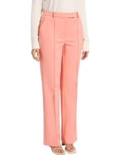 Mona Lisa Straight Leg Pant in Salmon