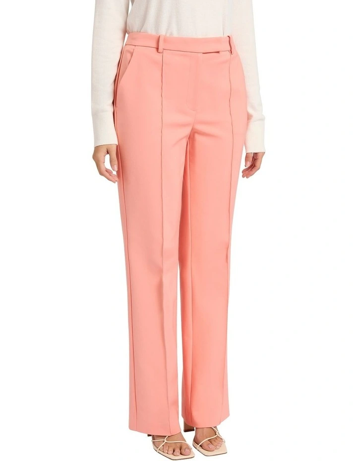 Mona Lisa Straight Leg Pant in Salmon image 1