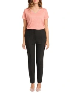 Louvre Slim Leg Pant in Grey