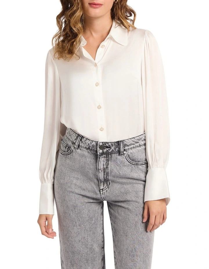Picasso Blouse in Ivory image 3