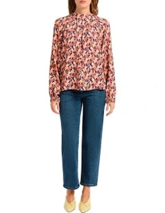 No Paint No Gain Blouse in Pink