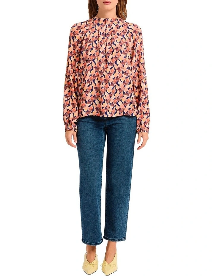No Paint No Gain Blouse in Pink image 1