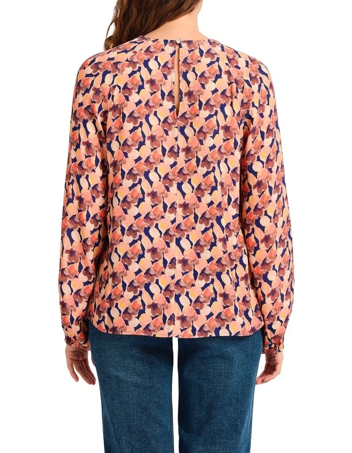 No Paint No Gain Blouse in Pink image 2