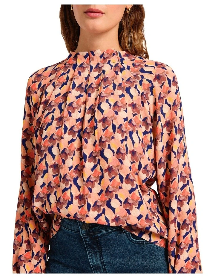 No Paint No Gain Blouse in Pink image 4