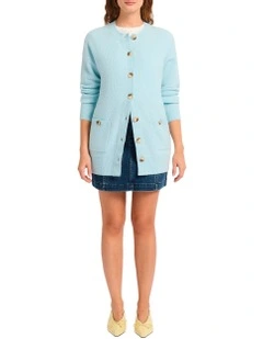So Cozy Cardigan in Baby Blue