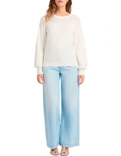 Irene Knit Jumper in Ivory