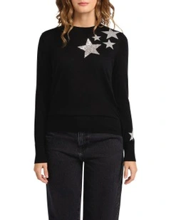 Starry Night Csc Knit in Black