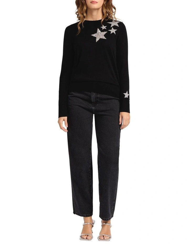 Starry Night Csc Knit in Black image 3