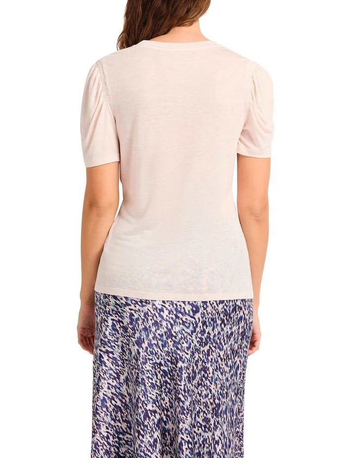 Cadillac Sparkle Tee in Petal Pink image 4