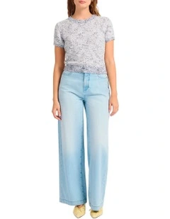 I Spy Knit Tee in Ink