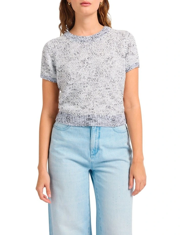 I Spy Knit Tee in Ink image 2