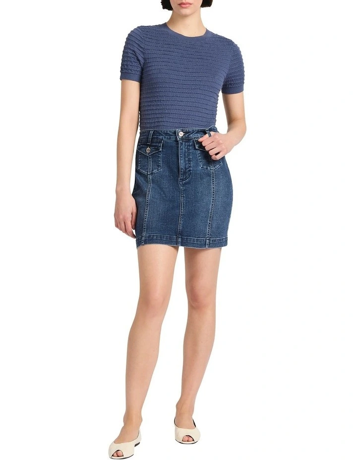 Gemma Knit in Blue image 1