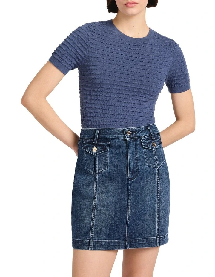 Gemma Knit in Blue image 2